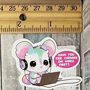 🌀10/$10🌀 Sarcasm Sarcastic Work Reusable Waterproof Vinyl Sticker Decal